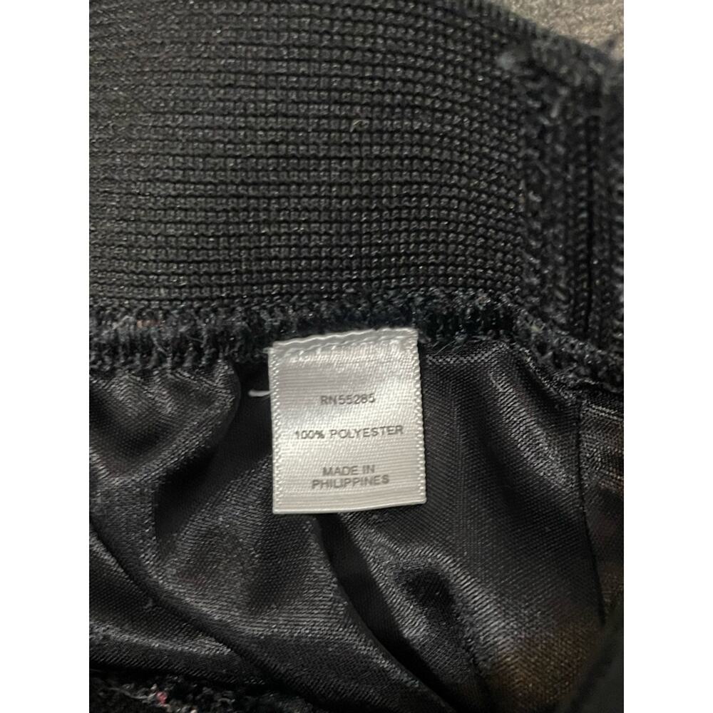Express Womens Flowy Floral Shorts Sheer Lined Elastic Waistband Sz XS Black - Picture 6 of 7